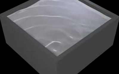 Realistic 3D wave animation without simulation